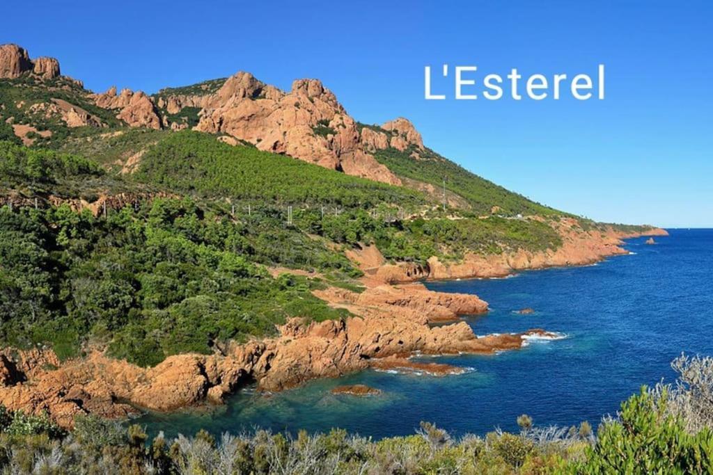 Claelle Appartment - 200M Beach Mandelieu La Napoule Luaran gambar