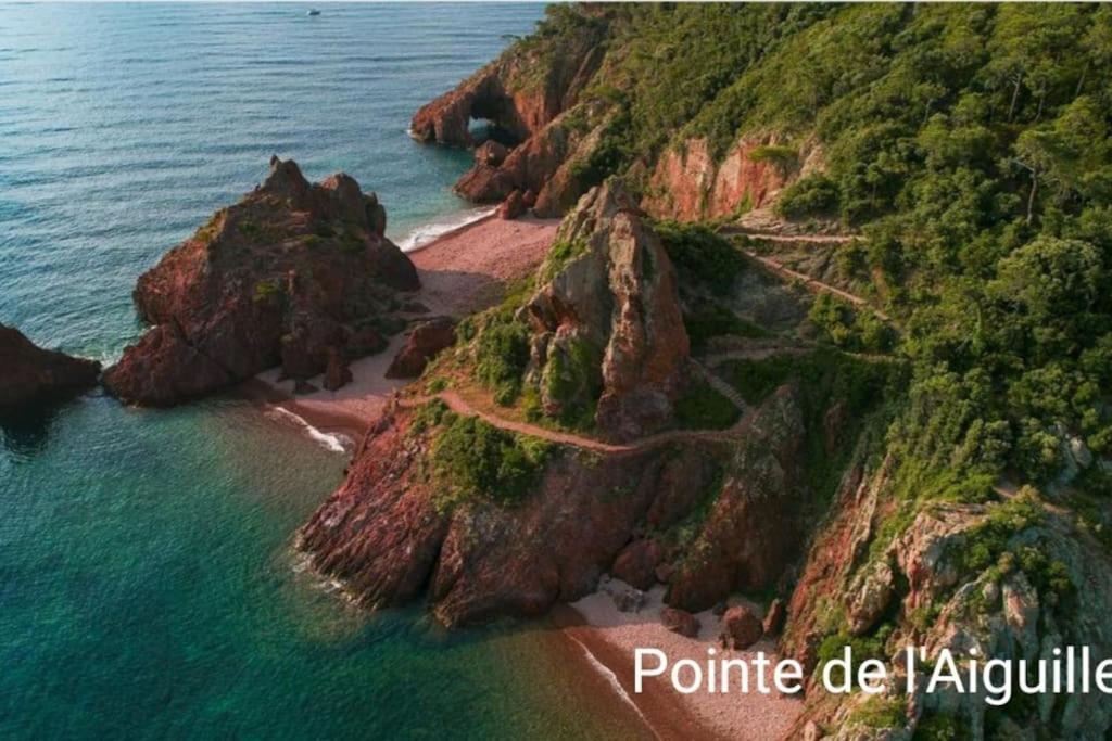 Claelle Appartment - 200M Beach Mandelieu La Napoule Luaran gambar