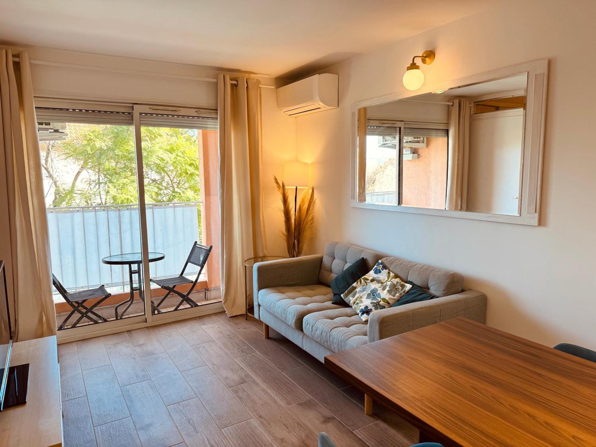 Claelle Appartment - 200M Beach Mandelieu La Napoule Luaran gambar